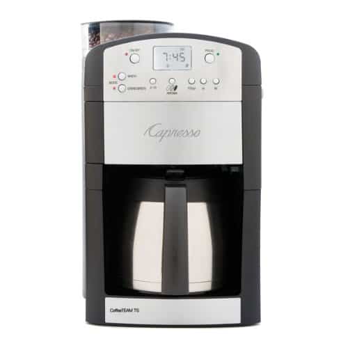 Capresso grind and brew coffee machine